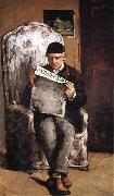 Paul Cezanne Portrait du Pere de l-Artiste painting